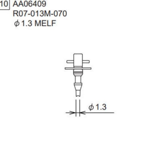 R07-013M-070 AA06409 1.3M nxt nozzle