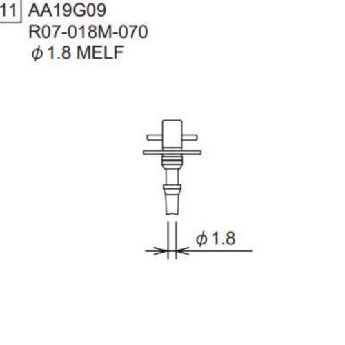R07-018M-070 AA19G09 1.8M nxt nozzle