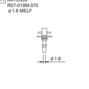 Fuji NXT H08 H12 V12 DX nozzle AA19G04 R07-018M-070