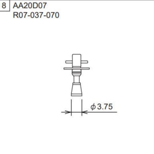 R07-037-070 AA20D07 3.75 nxt nozzle