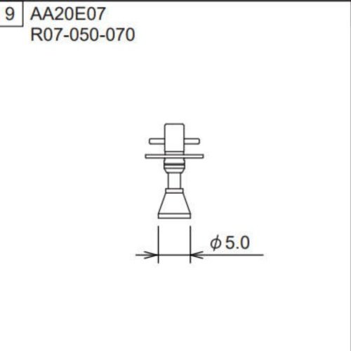 R07-050-070 AA20E07 5.0 nxt nozzle